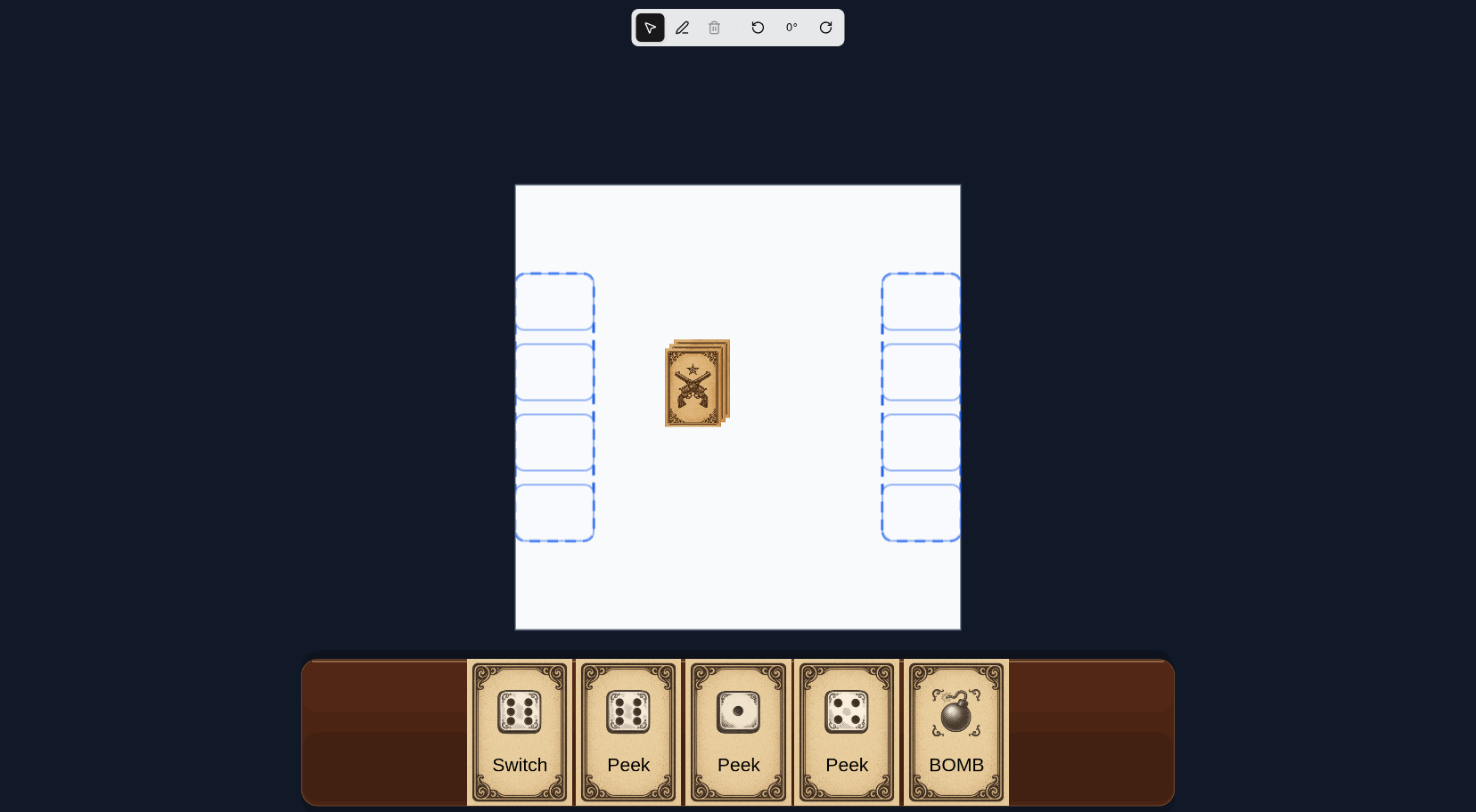 Screenshot of a Digitable playtest session